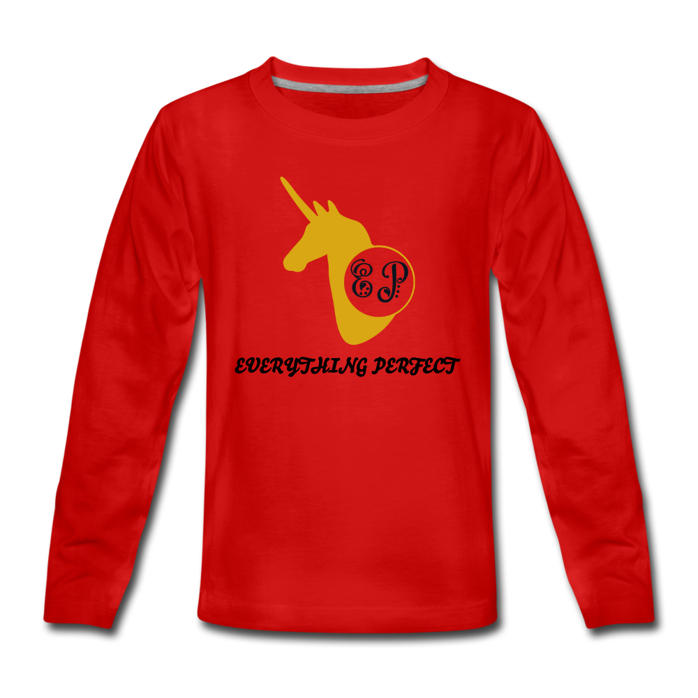 Youth EP Premium Long Sleeve T-Shirt - red