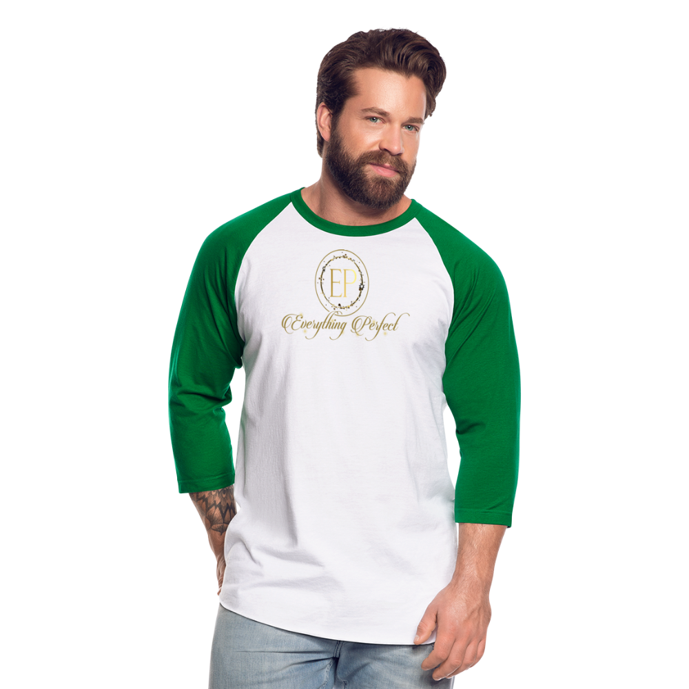 EP Raglan T-Shirt - white/kelly green