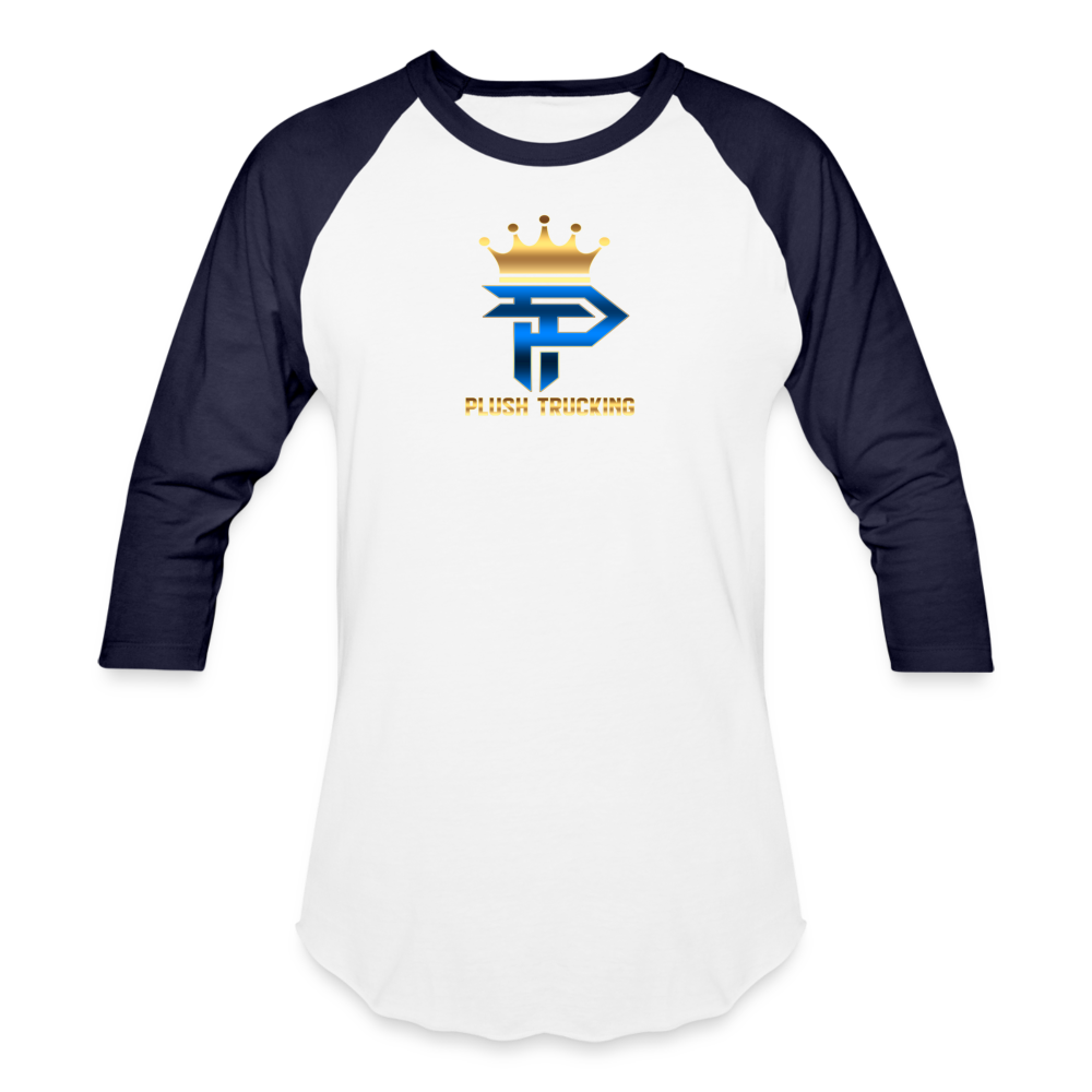 Plush Baseball T-Shirt - white/navy