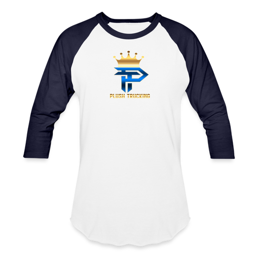 Plush Baseball T-Shirt - white/navy