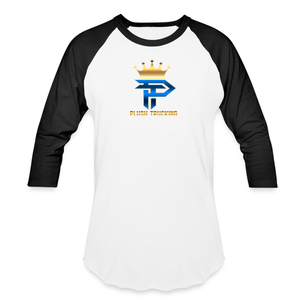 Plush Baseball T-Shirt - white/black