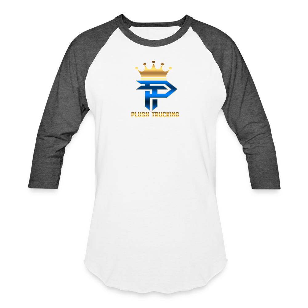 Plush Baseball T-Shirt - white/charcoal