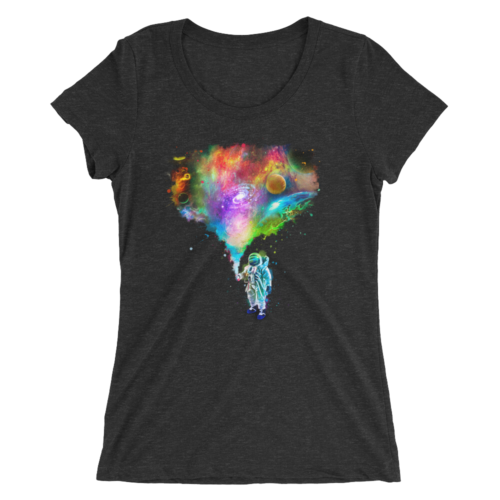Ladies' Graphic Galaxy sleeve t-shirt - Everything Perfect