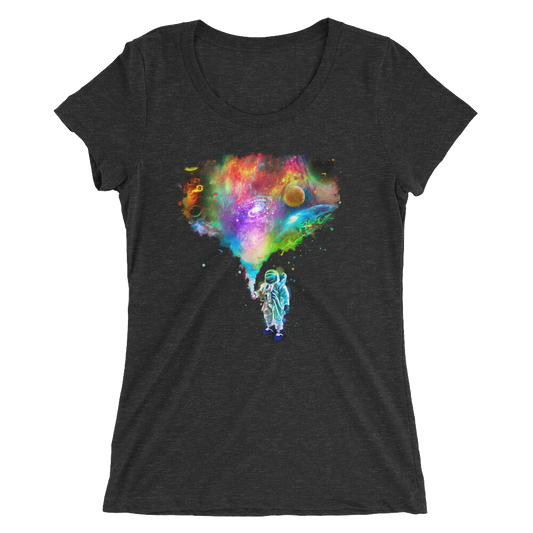 Ladies' Graphic Galaxy sleeve t-shirt - Everything Perfect