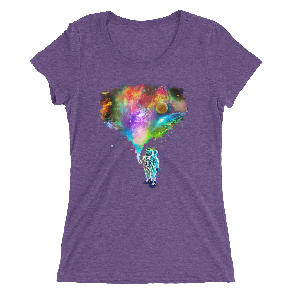 Ladies' Graphic Galaxy sleeve t-shirt - Everything Perfect